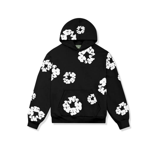 Black - Denim Tier Hoodie