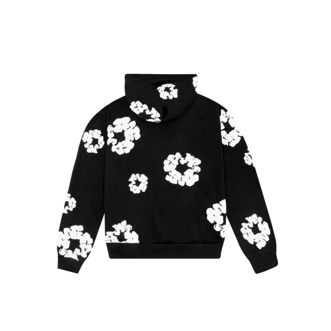 Black - Denim Tier Hoodie