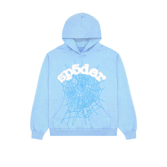 Light Blue OG Web Sp5der Hoodie