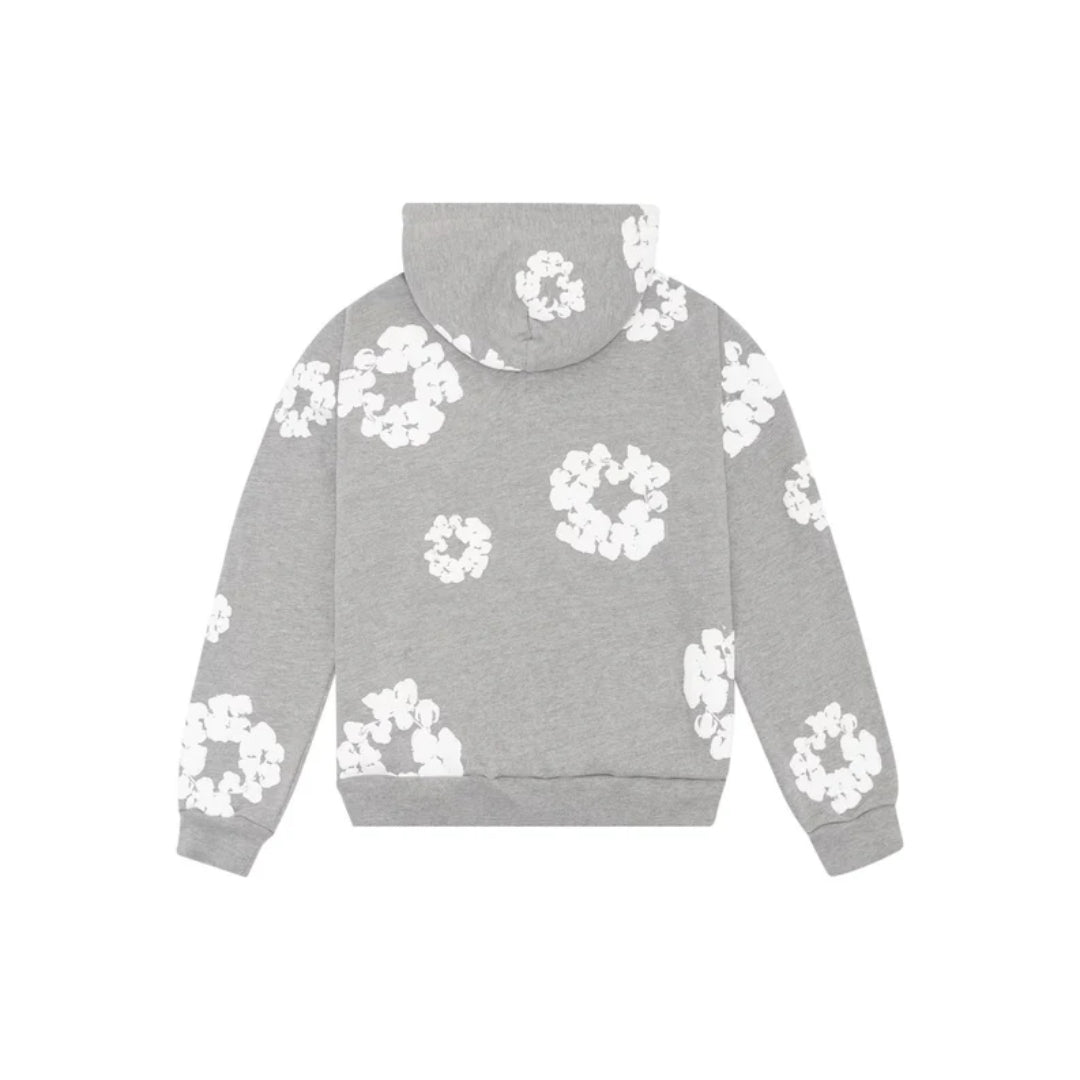 Grey - Denim Tier Hoodie